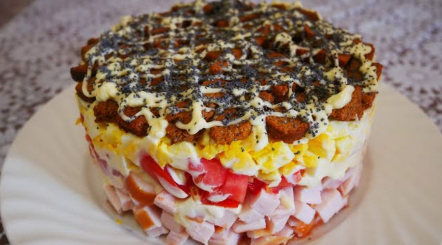 салат «Курица под кайфом»