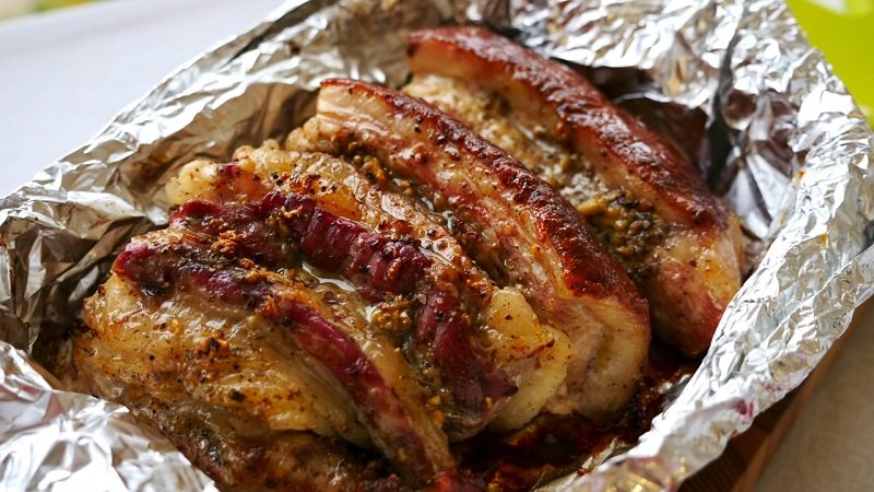 готовка прессованного сала