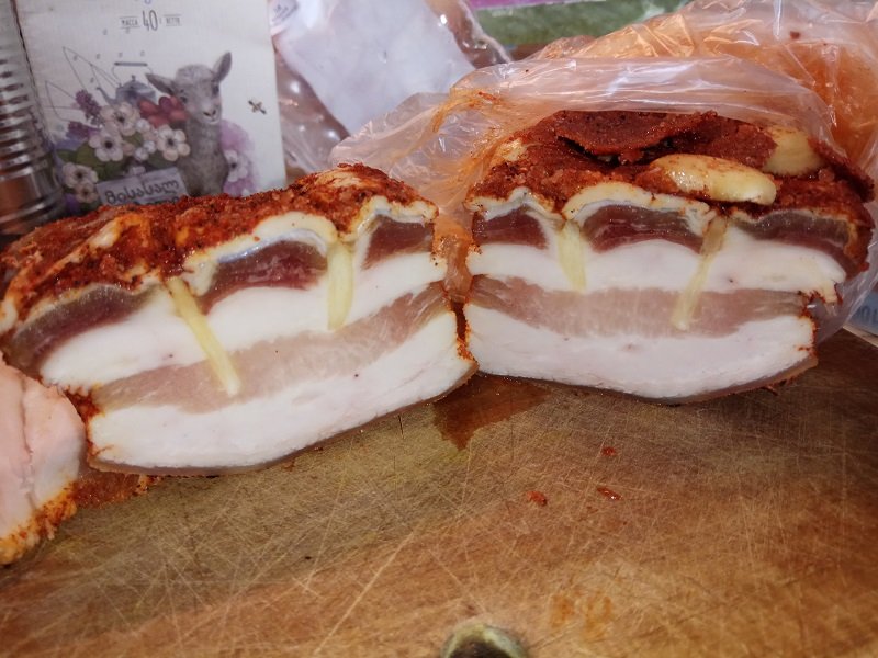 подача готового сала