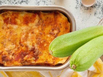 Простая запеканка из кабачков в духовке