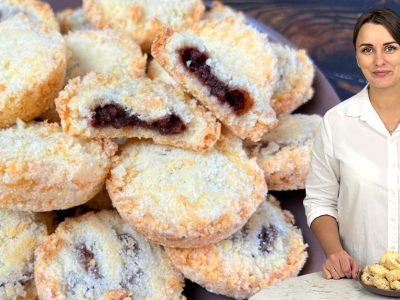 Простое печенье с повидлом