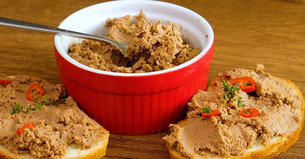 простой паштет из куриной печени