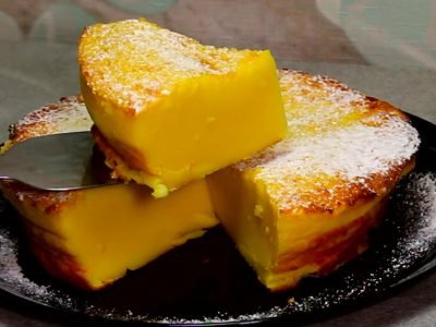 Простой пирог на молоке