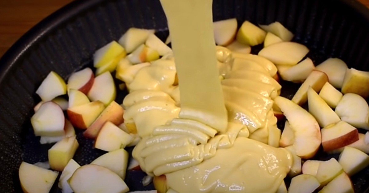 пирог с яблоками