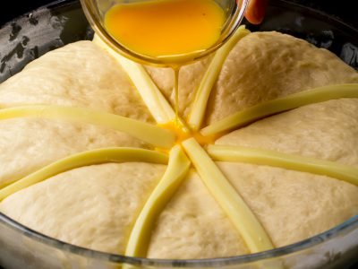 Пшеничный хлеб с сыром