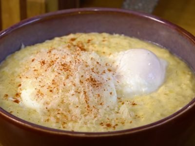 Пшенная каша с яйцом