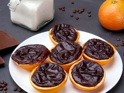 Пудинг в апельсиновой кожуре