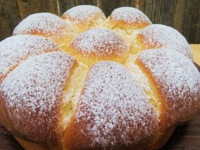 Пышка со сгущенкой