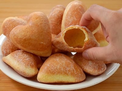 Пышки в сахарной глазури