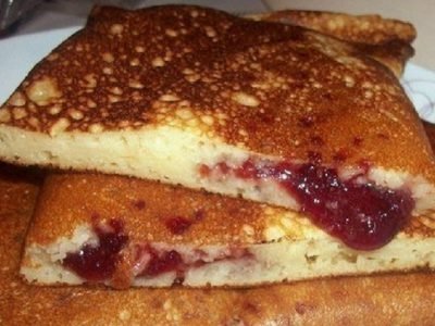 Как приготовить пышные блинчики с начинкой
