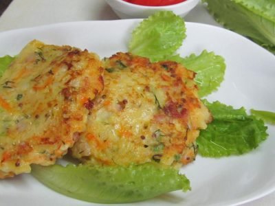 Пышные кабачковые оладьи