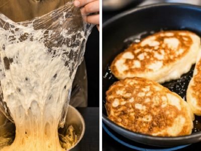 Пышные оладьи на дрожжах