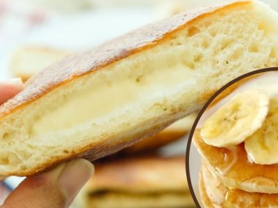 Банановое печенье на сковороде