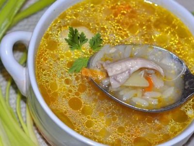 Рассольник с языком