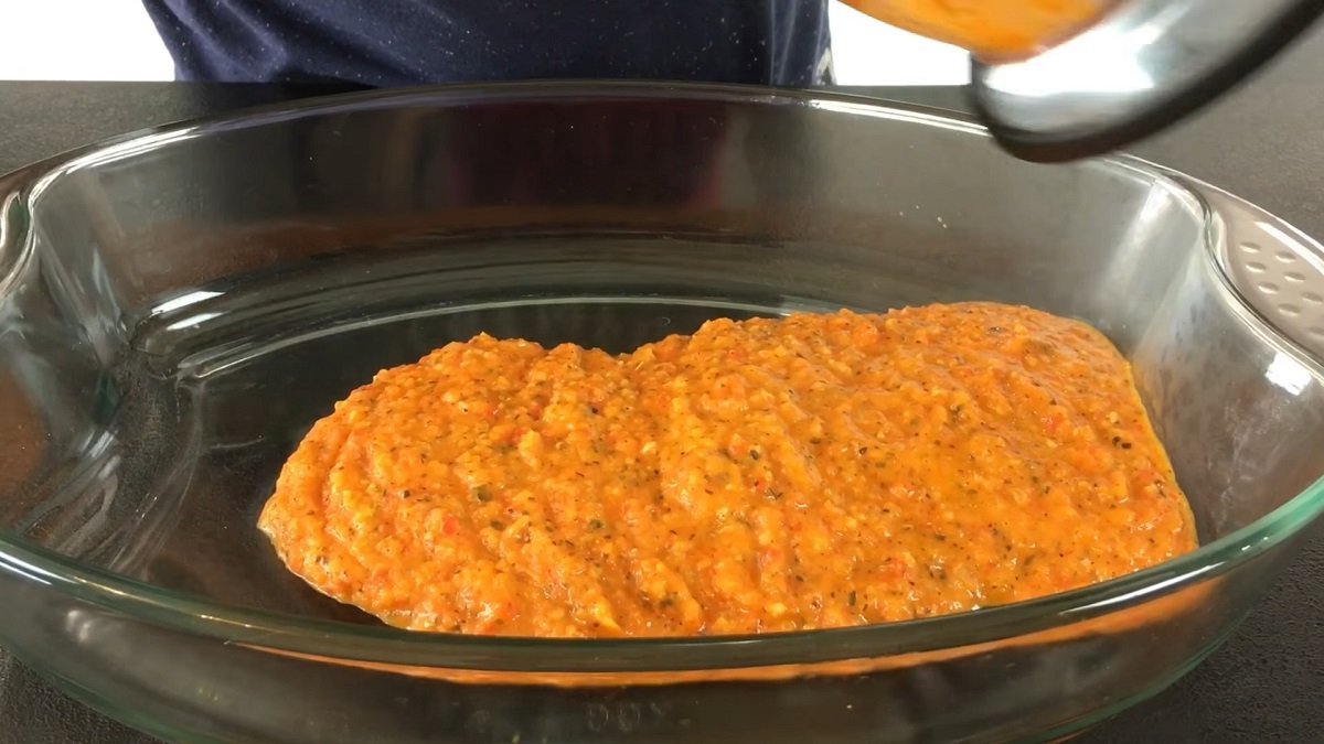 соус в форме для выпекания