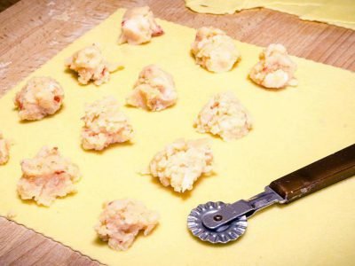 Равиоли с морепродуктами