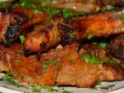 Ребрышки, запеченные в духовке