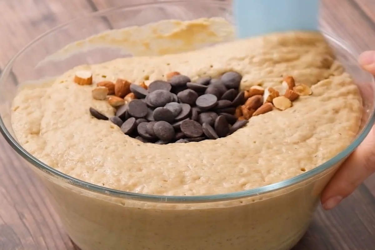 тесто с орехами