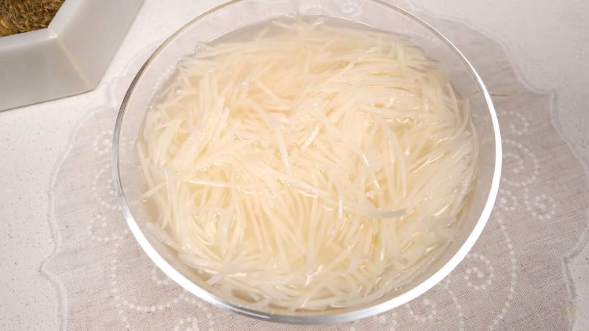 тертый картофель