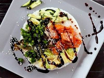 Рецепт поке с лососем и авокадо