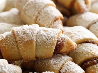 Рецепт рогаликов с повидлом на минералке