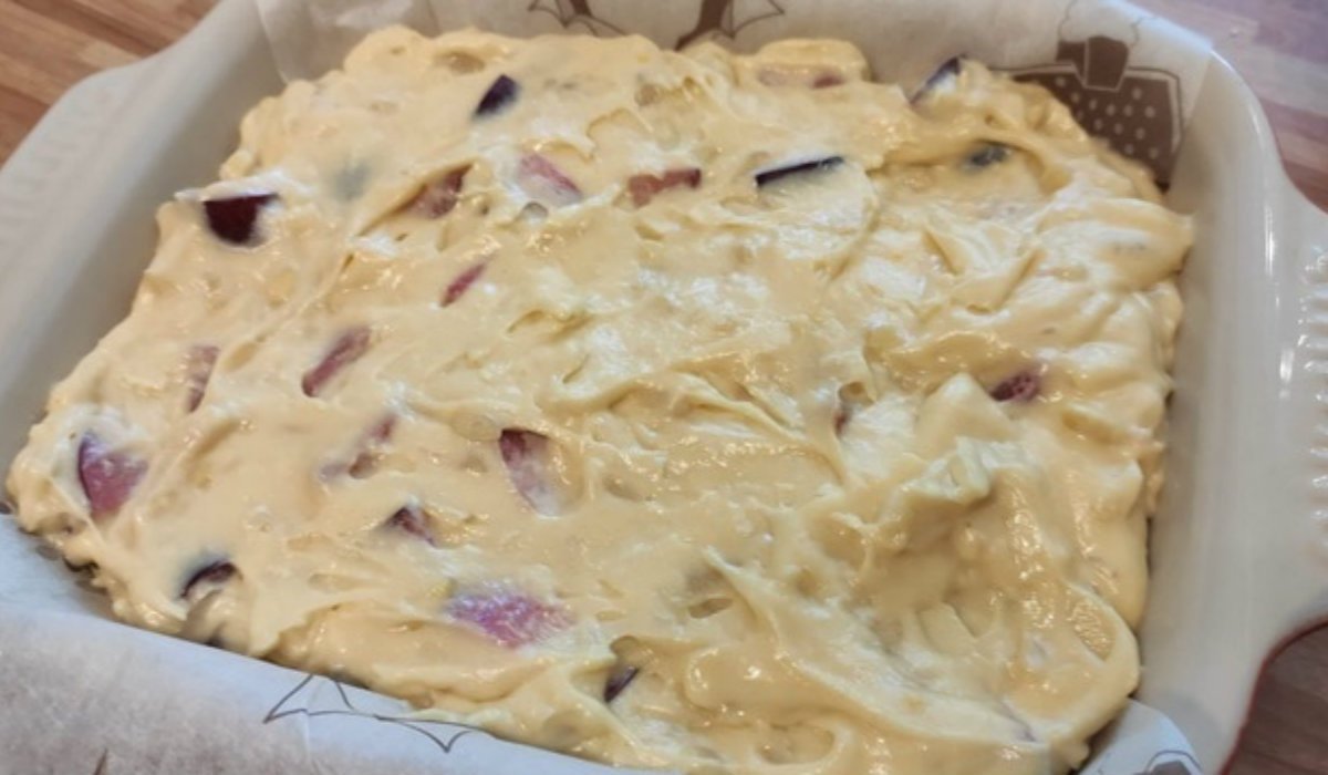 сливовый пирог