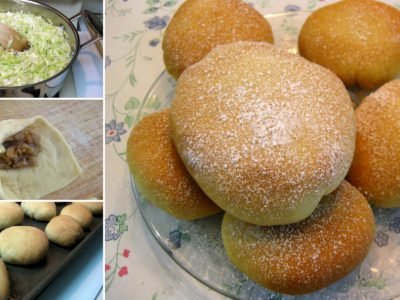 Рецепт сладких булочек с капустой