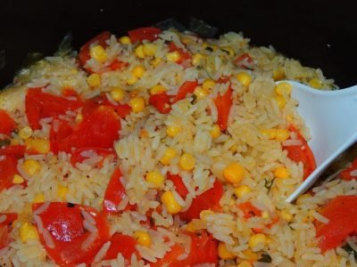 Рис с помидорами