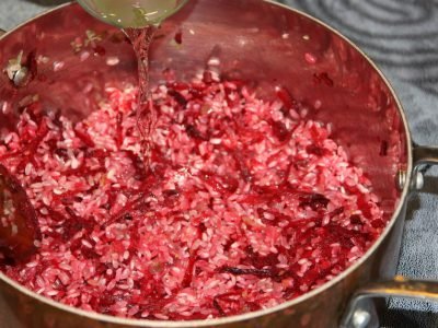 Рис со свеклой