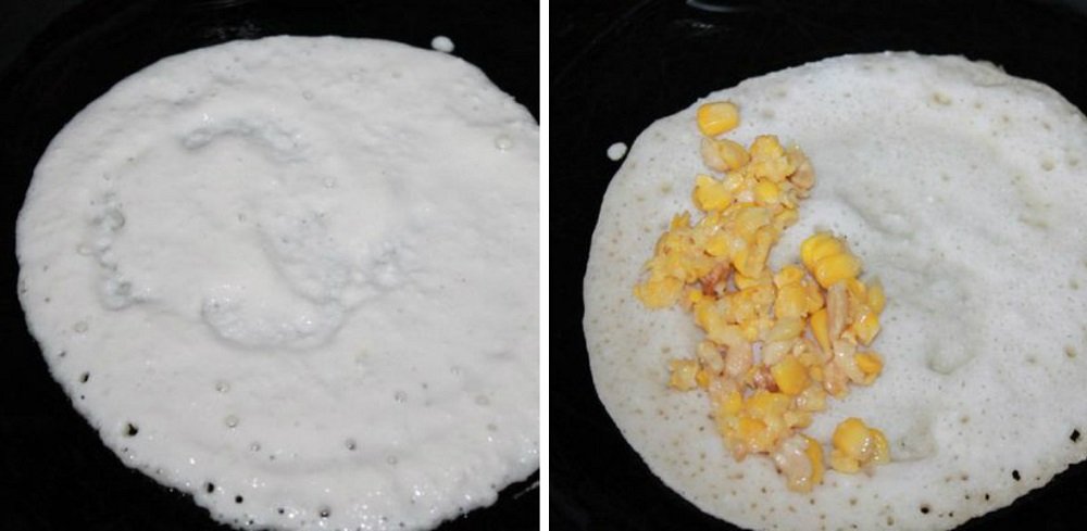 рисовые блины с кукурузой