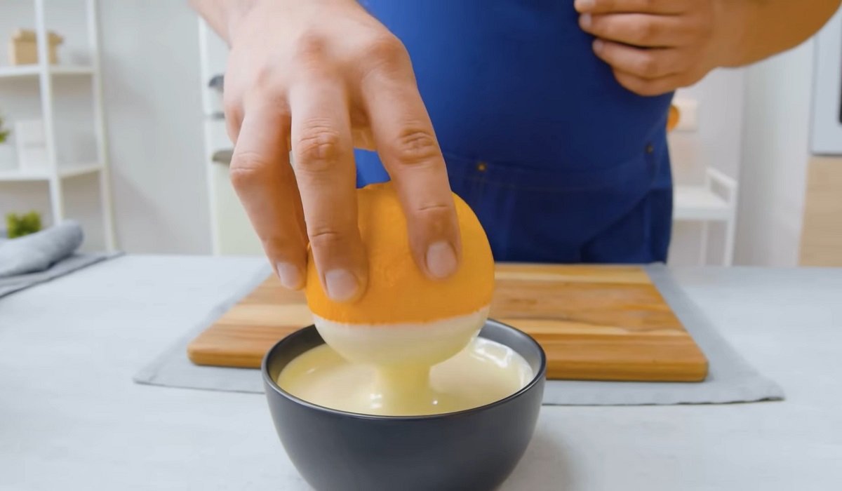 верхушка апельсина в шоколаде