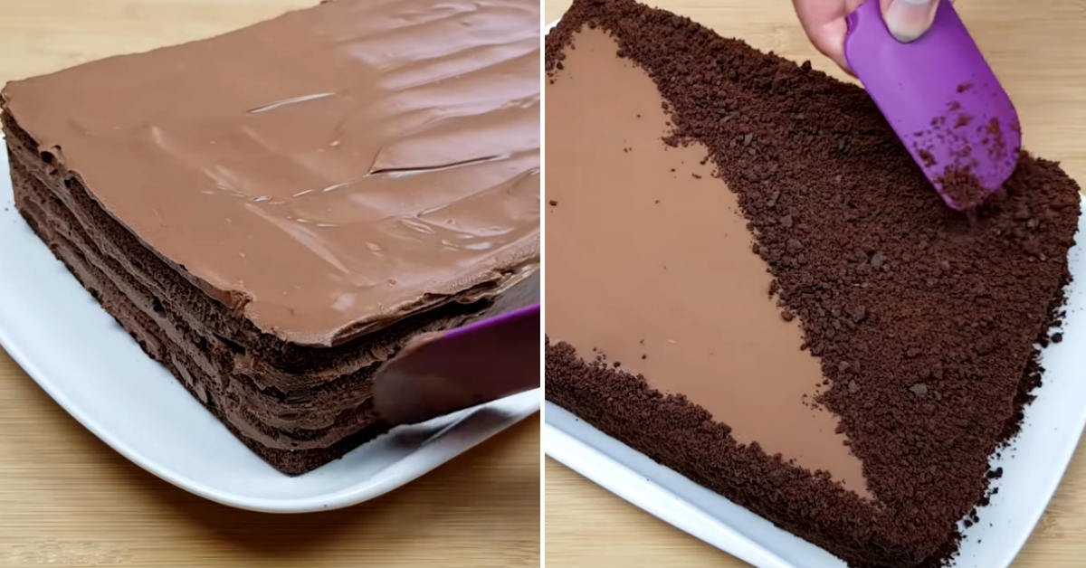 торт на сковороде