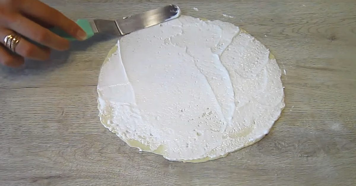 тесто с белковым кремом