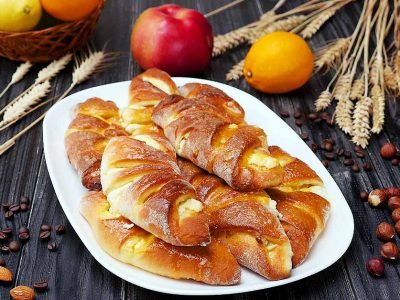 Рогалики с творогом