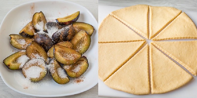 рогалики со сливати