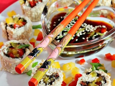 Роллы из куриного филе