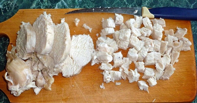 закуски с куриным филе