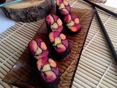 Роллы с сельдью