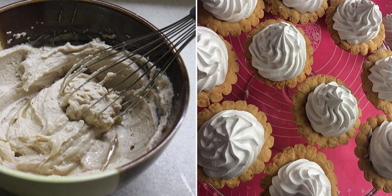 кексы с кремом