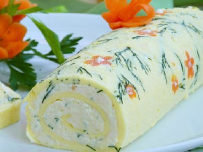 Рулет «Белоснежка»