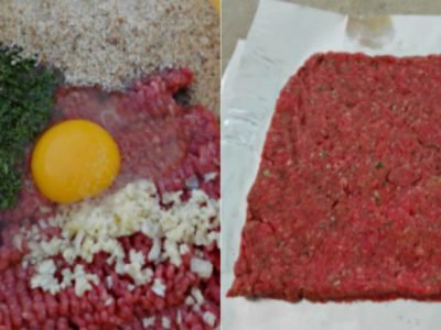 Рулет из фарша в духовке