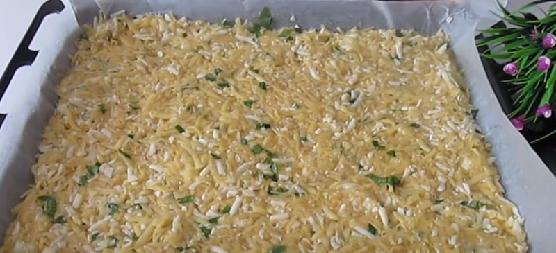 выкладка картофельной заготовки