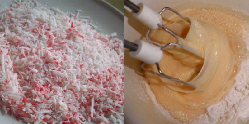 тесто для крабового рулета