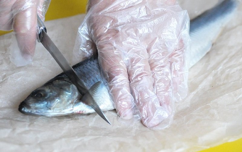 нарезка сельди