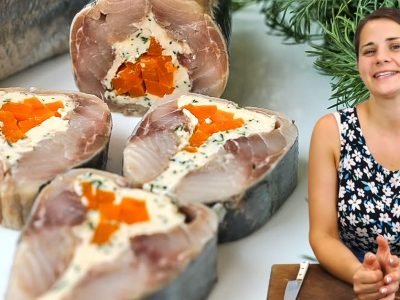 Рулет из сельди с плавленым сыром