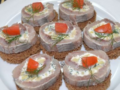 Рулет из сельди