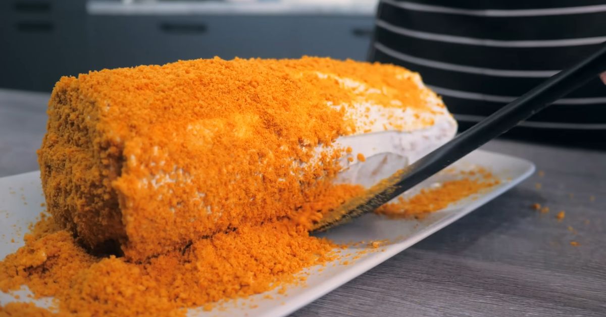 рулет со сметанным кремом