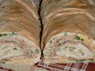 Рулет «Мимоза»