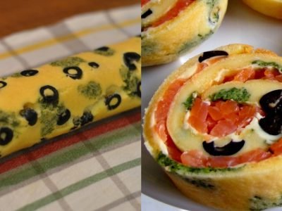 Рулет с красной рыбой