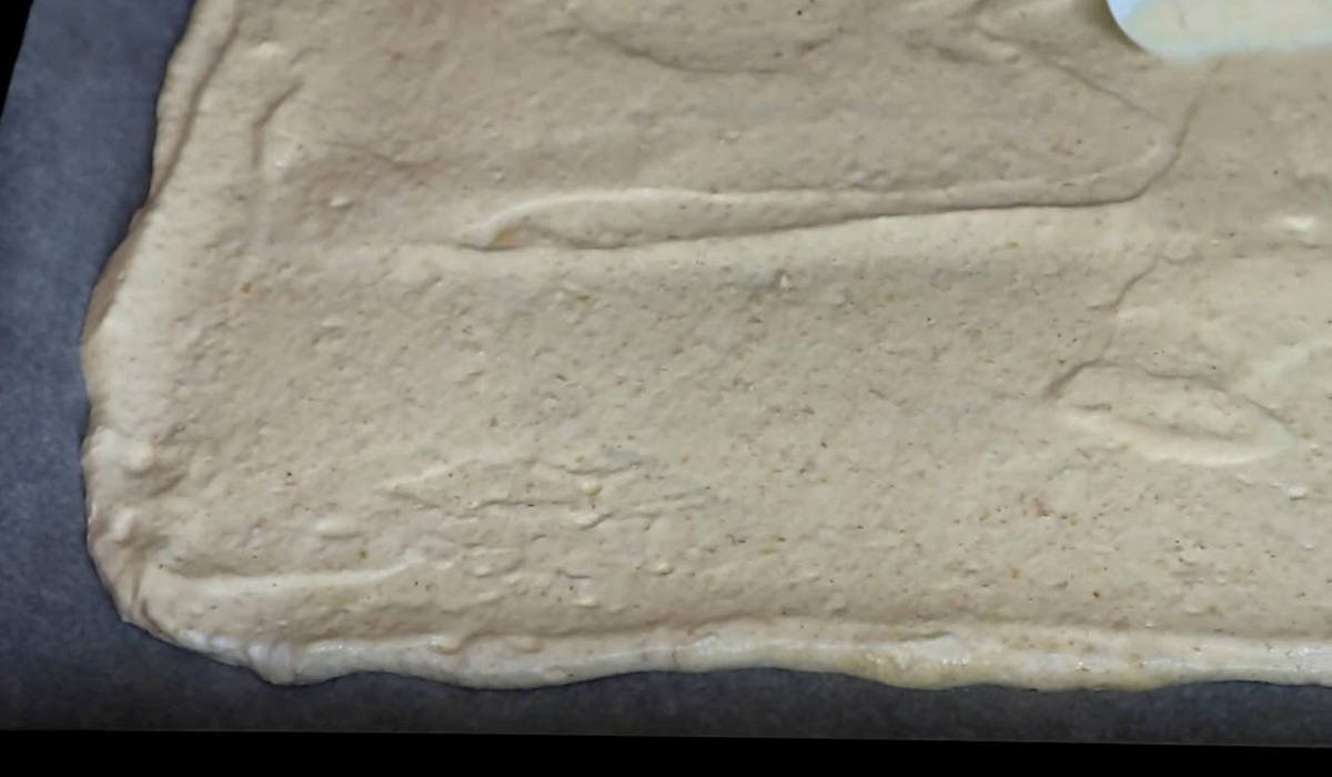 тесто на противне